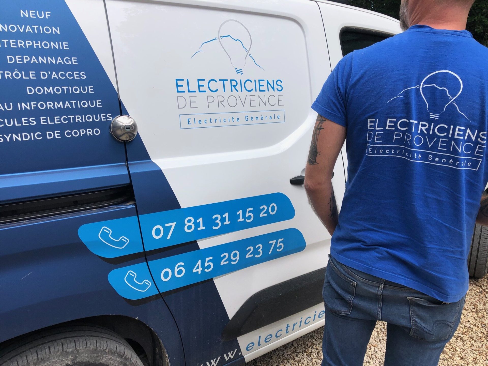 Electriciens de Provence en intervention de dépannage